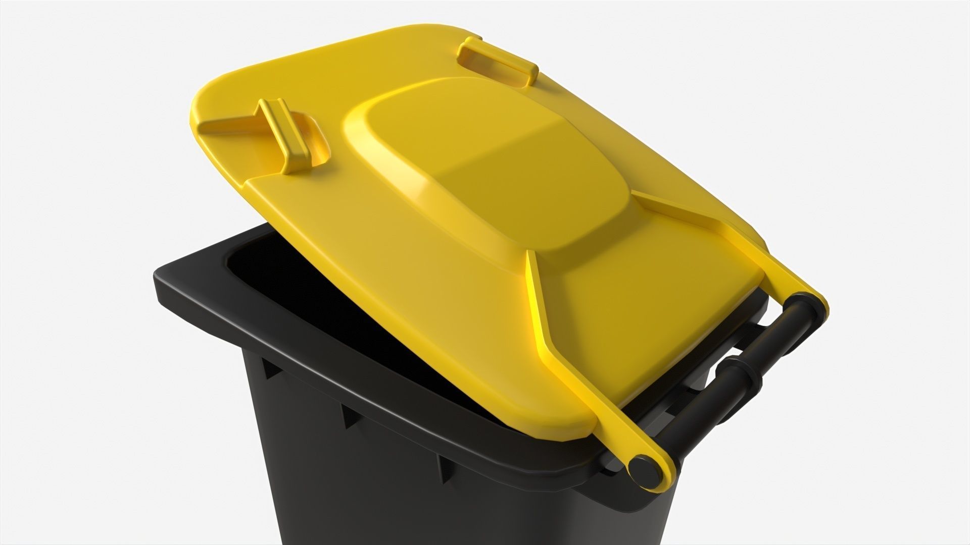 Mobile Waste Container 240 L 3D model_3