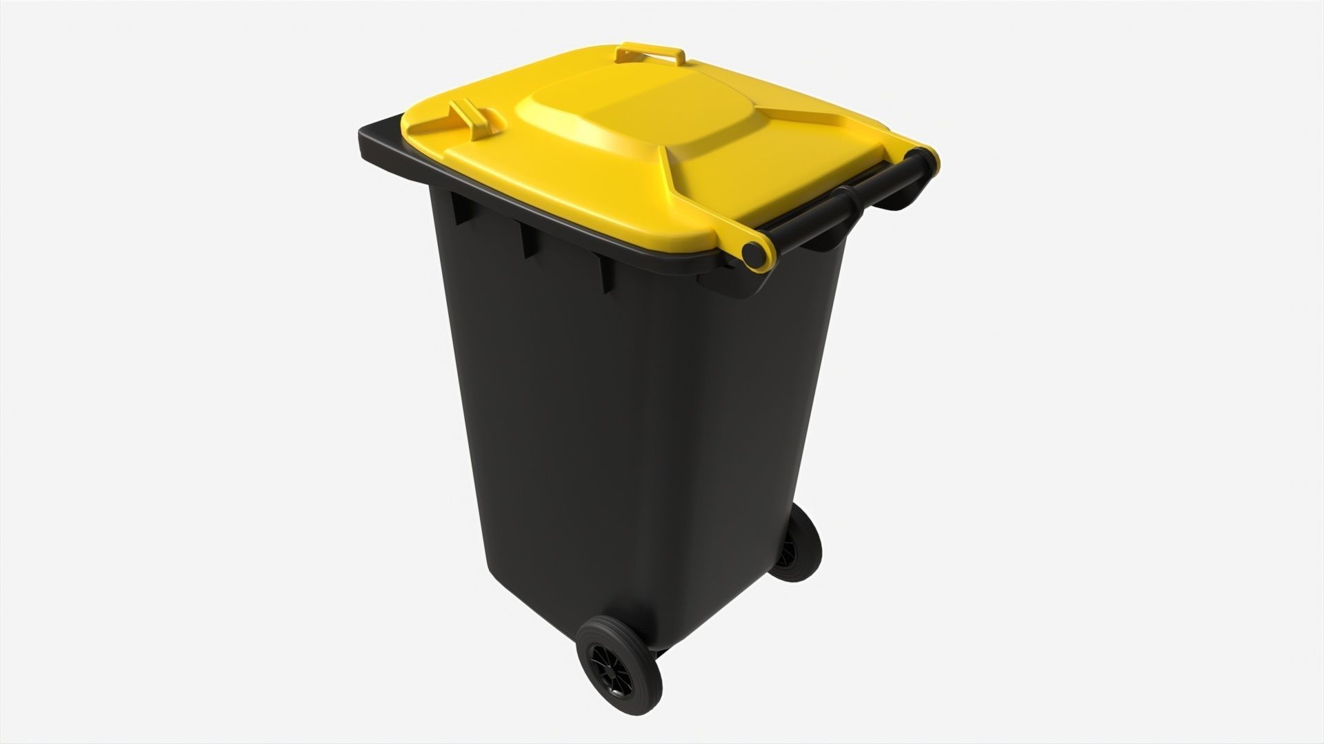 Mobile Waste Container 240 L 3D model_1