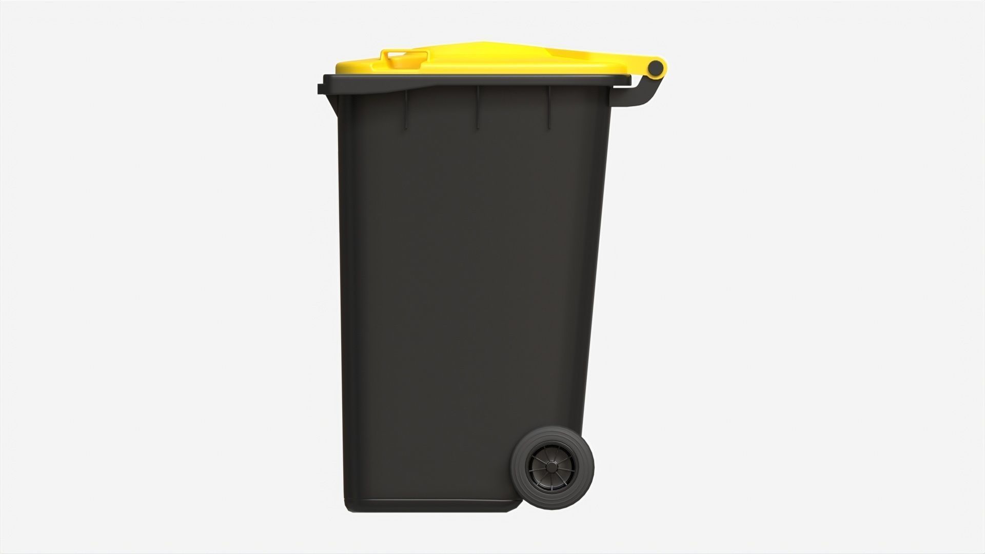 Mobile Waste Container 240 L 3D model_7