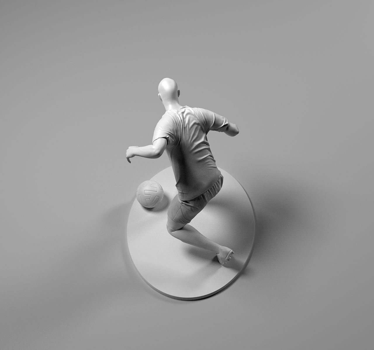 Footballer 04 RiseUp 01 Stl 3D print model_9