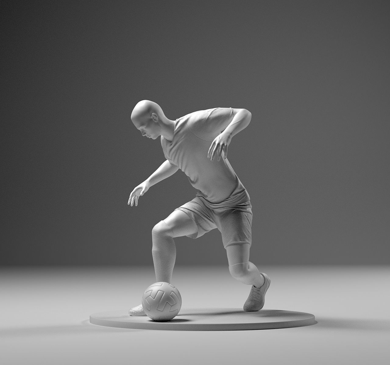 Footballer 04 RiseUp 01 Stl 3D print model_3