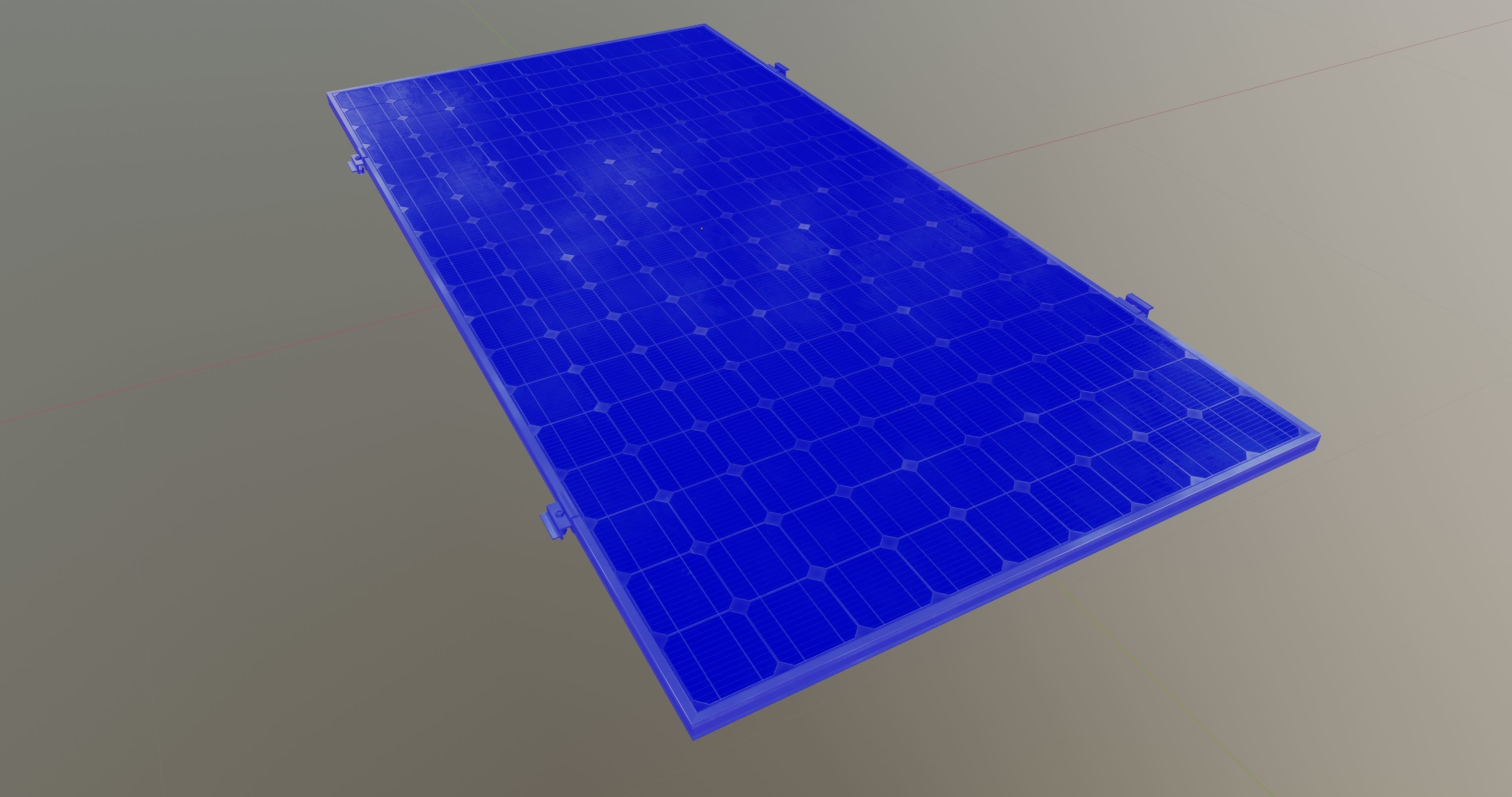 9-Solar Panel 320Wp 1950x990x35mm 3D model_12