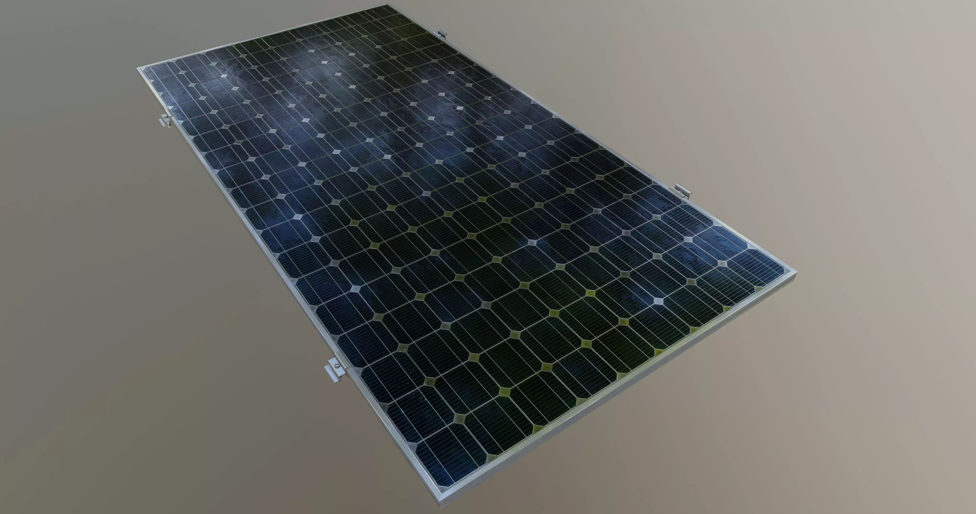 9-Solar Panel 320Wp 1950x990x35mm 3D model_0