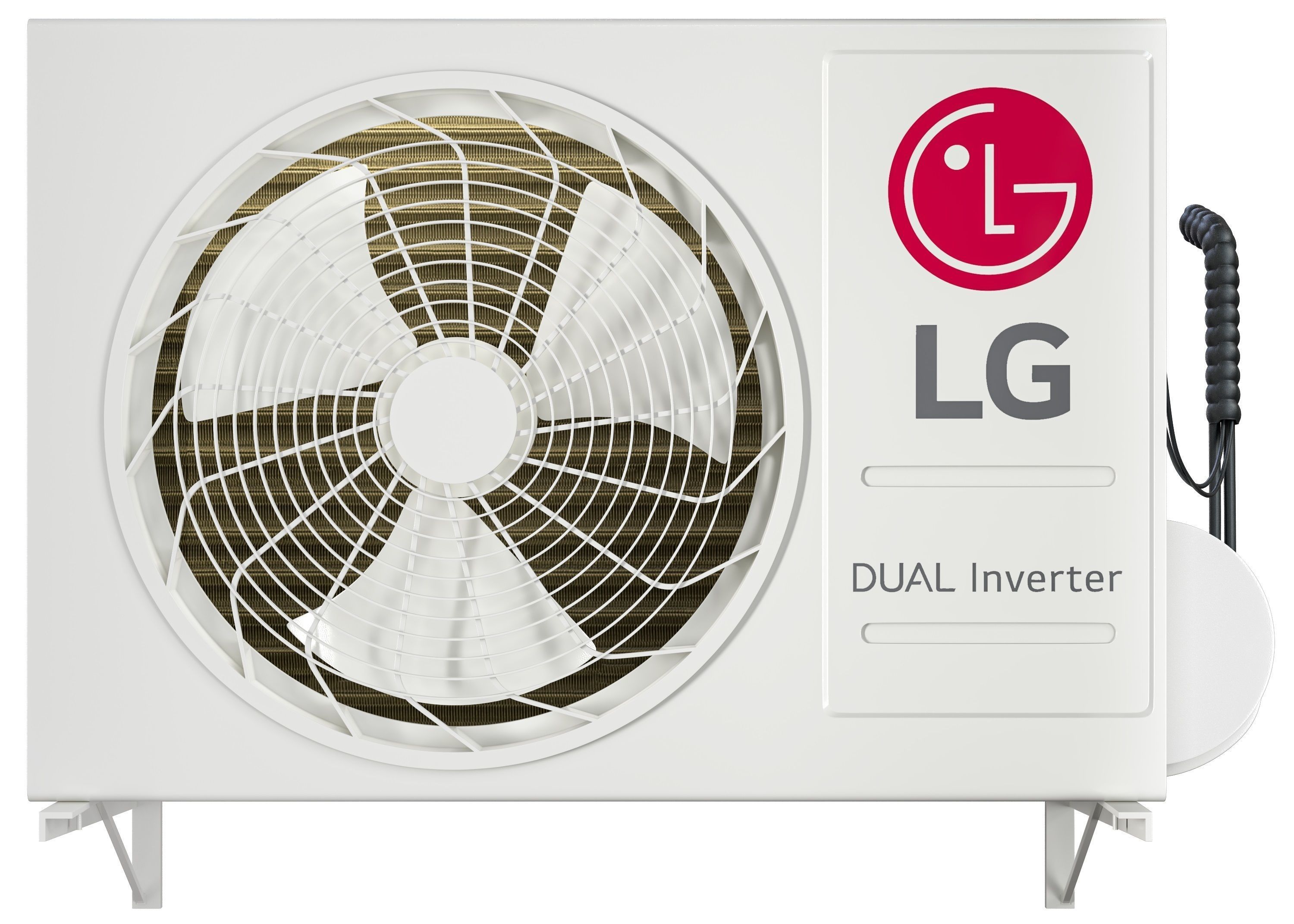 lg air conditioners Low-poly 3D model_9