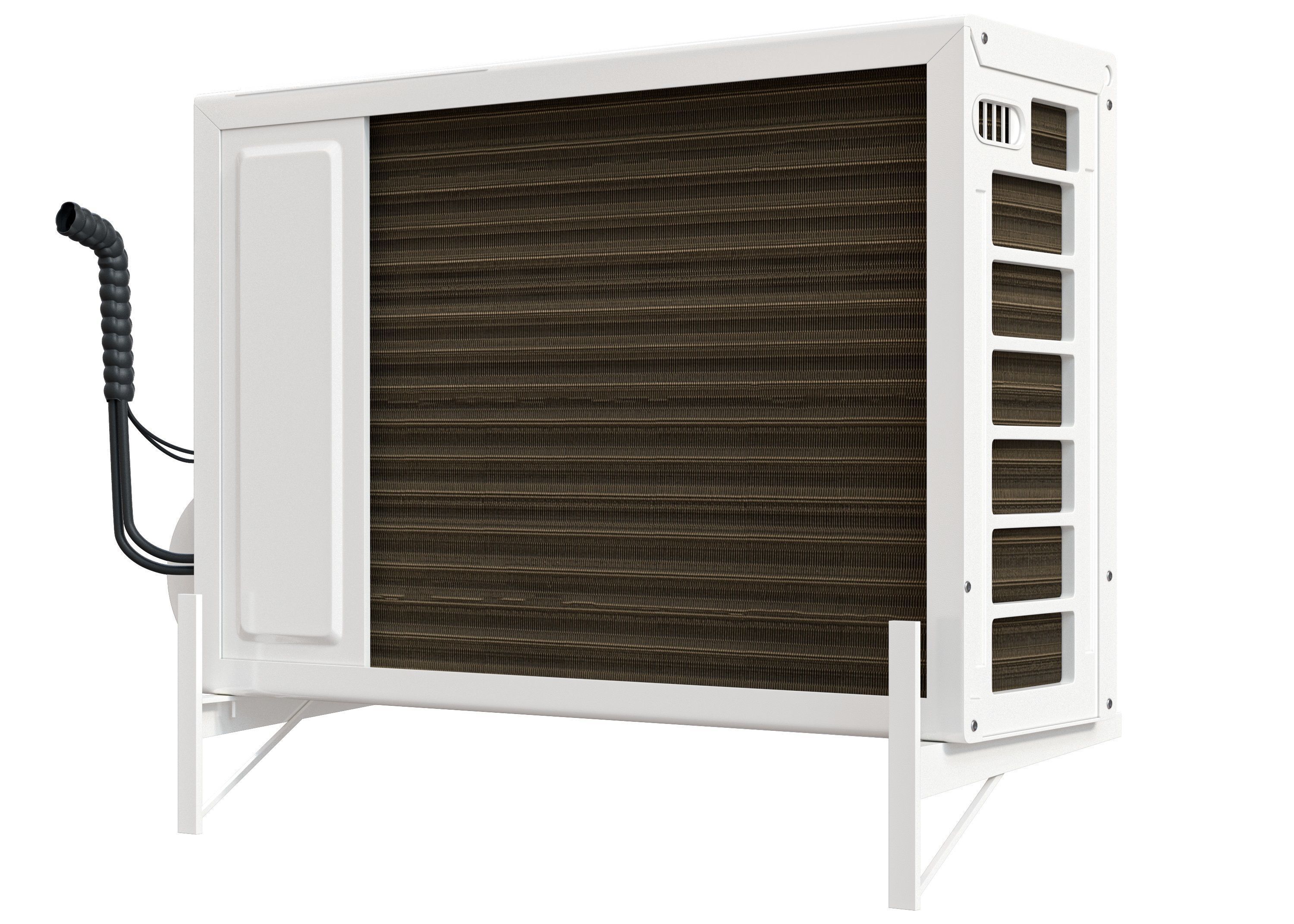 lg air conditioners Low-poly 3D model_7