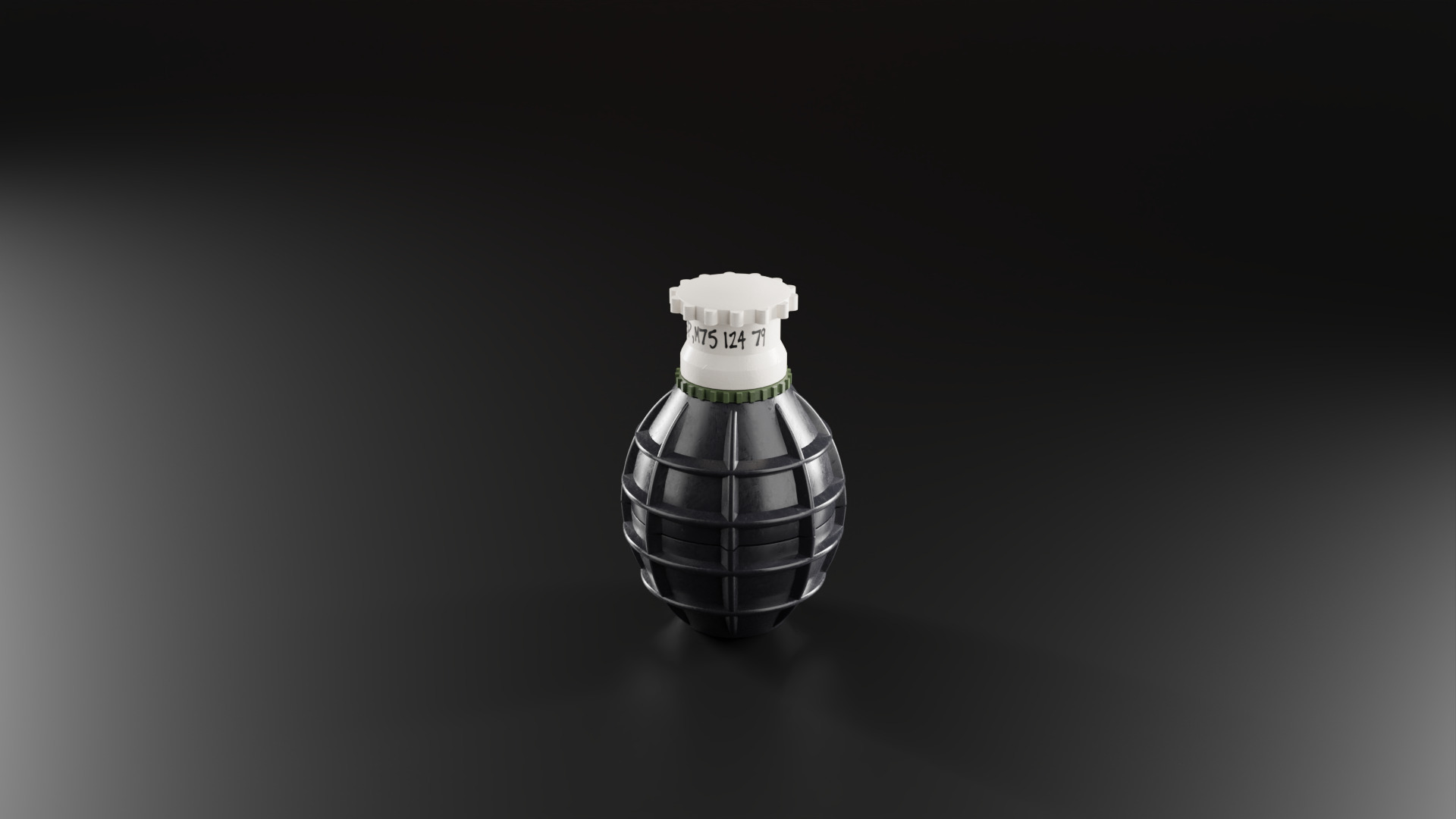 Yugoslav Hand Grenade Pack Low-poly 3D model_2