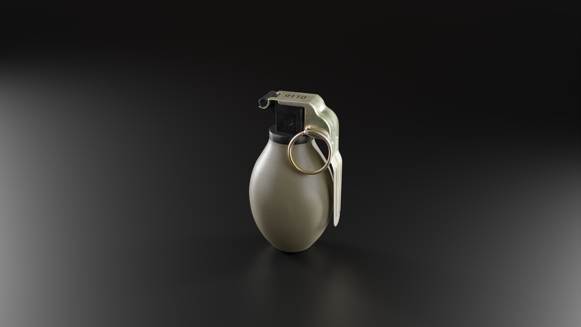 Yugoslav Hand Grenade Pack Low-poly 3D model_1