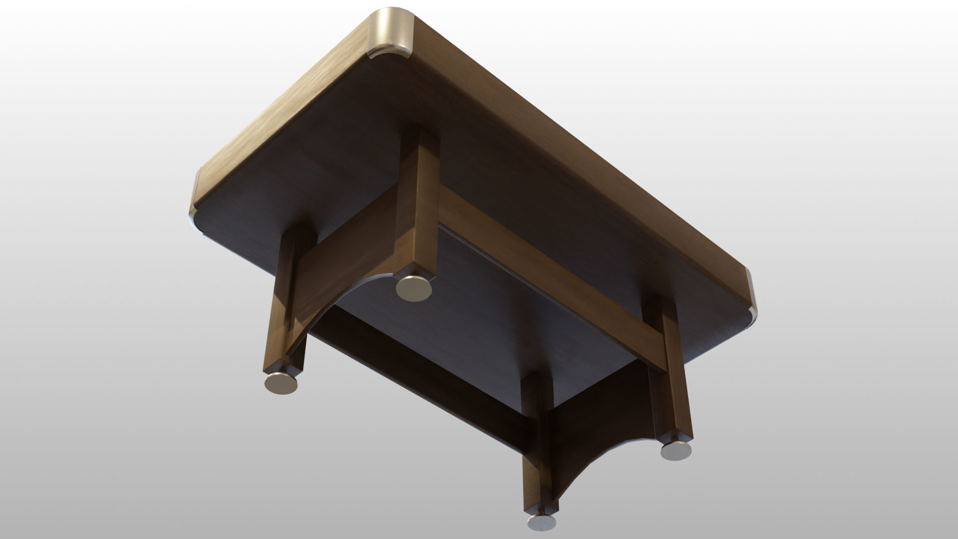 6ft Pool Table Low-poly 3D model_6