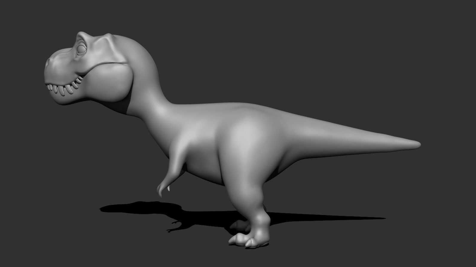 D Rex Free low-poly 3D model_4