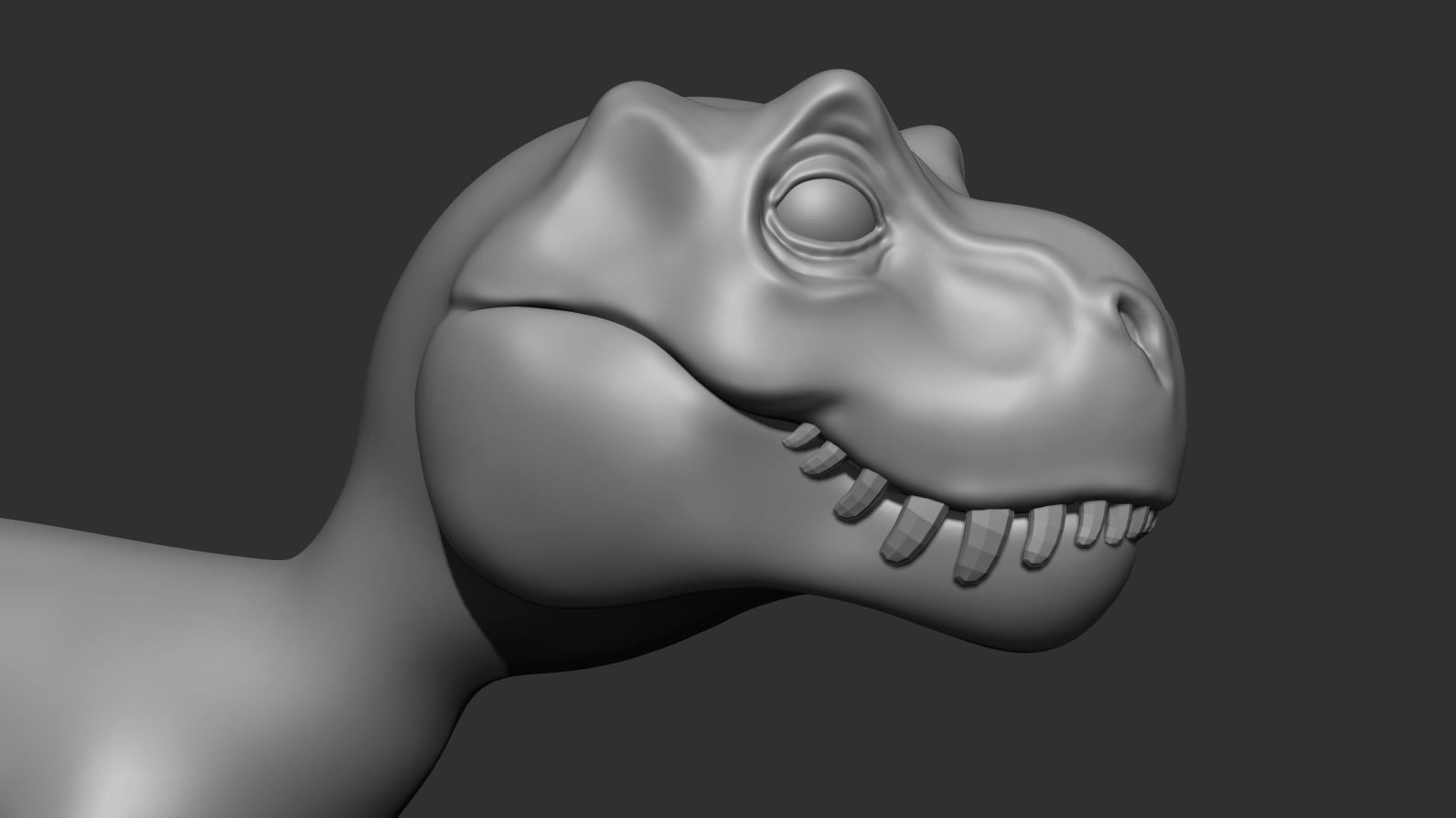 D Rex Free low-poly 3D model_6