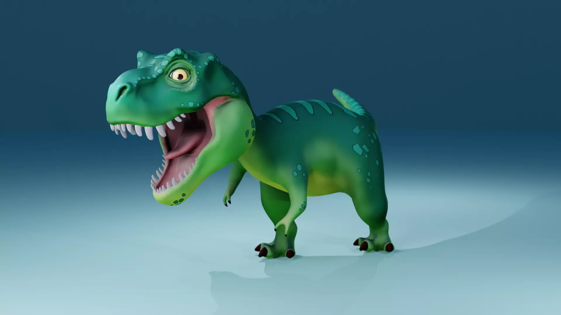 D Rex Free low-poly 3D model_0