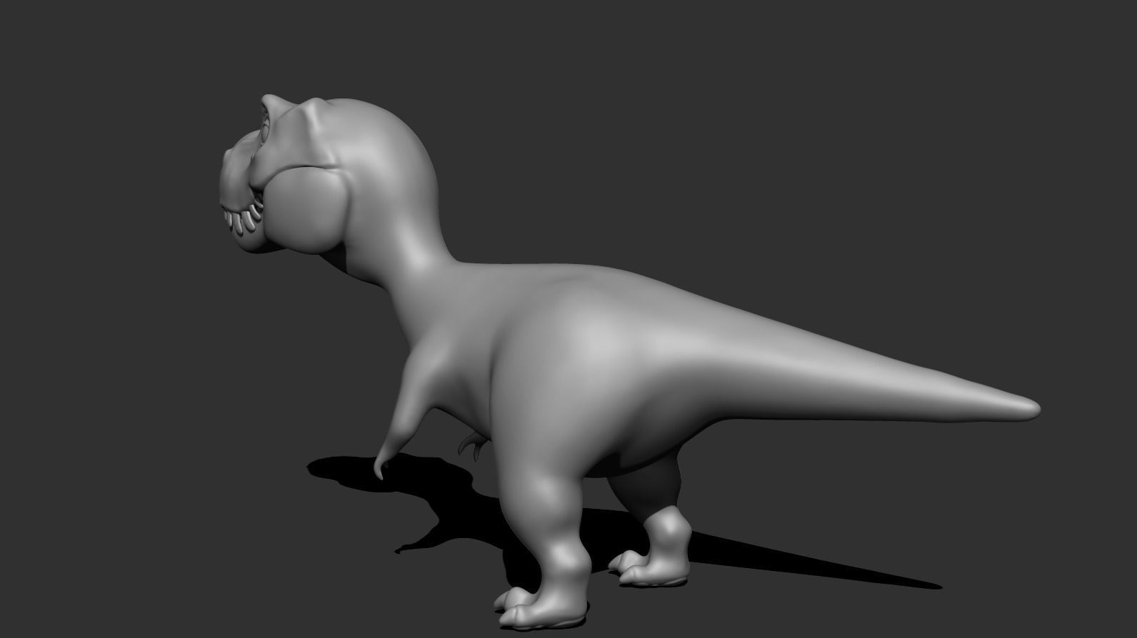 D Rex Free low-poly 3D model_5