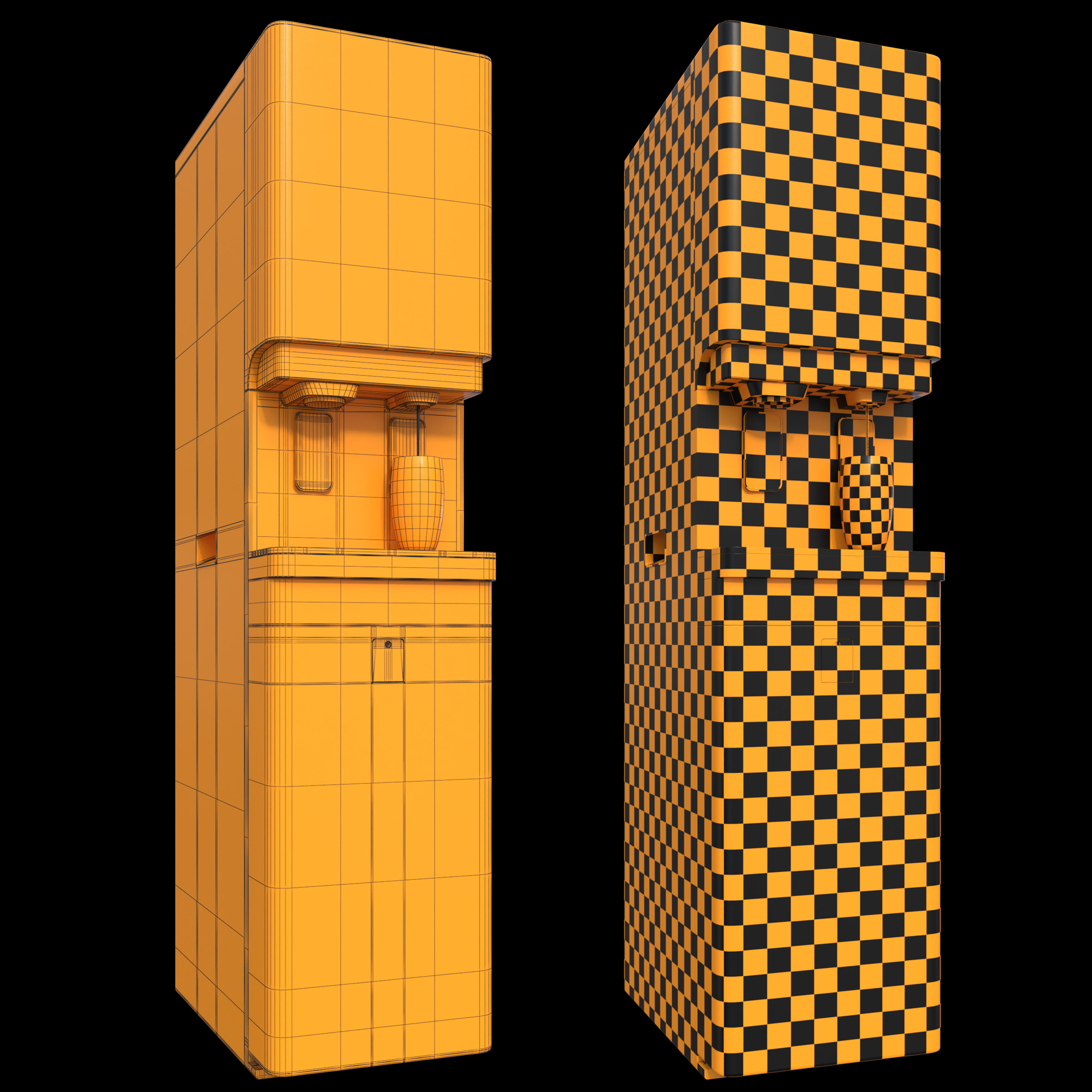 lucy plus water purifier Low-poly 3D model_7