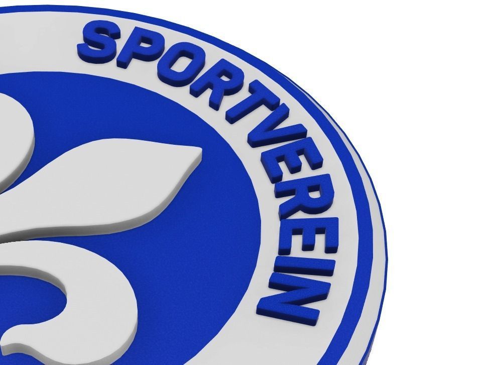 SV Darmstadt Wall Sign 3D print model_4