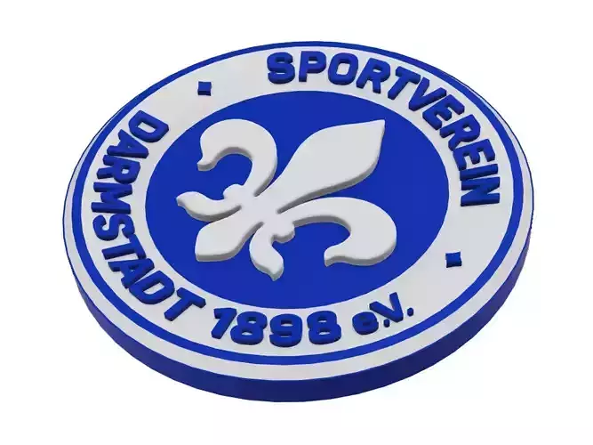 SV Darmstadt Wall Sign 3D print model