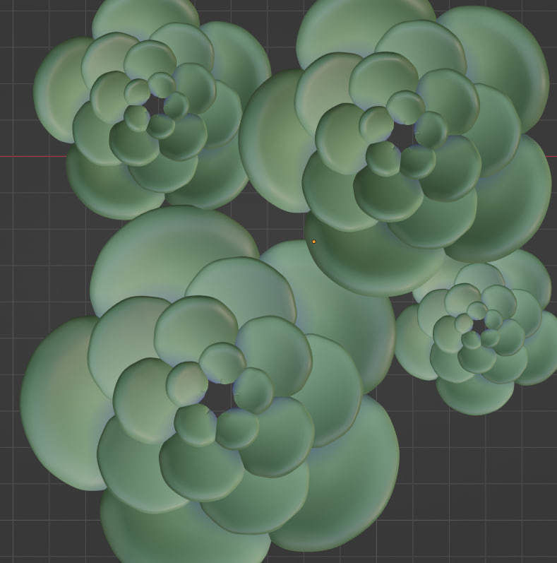 designed clay pots pack Low-poly 3D model_13