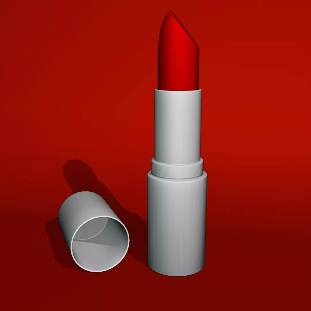 3D Model of Lipstick for 3D Printing 3D print model_0