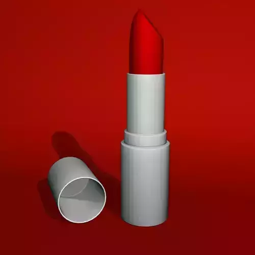 3D Model of Lipstick for 3D Printing
