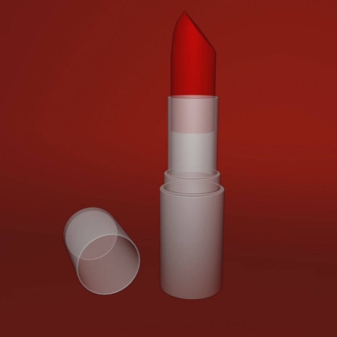 3D Model of Lipstick for 3D Printing 3D print model_1