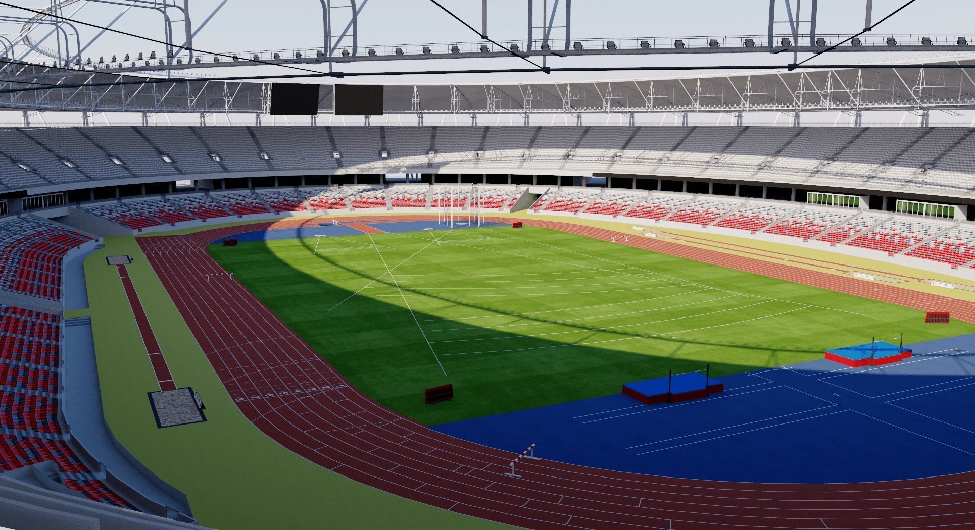 National Athletics Centre Budapest Hungary 3D model_3