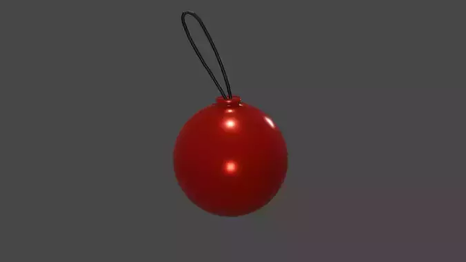 Hanging Bauble Free low-poly 3D model
