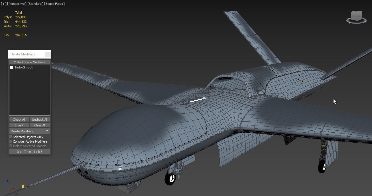 General Atomics Predator C Avenger UAV Drone 3D model_6