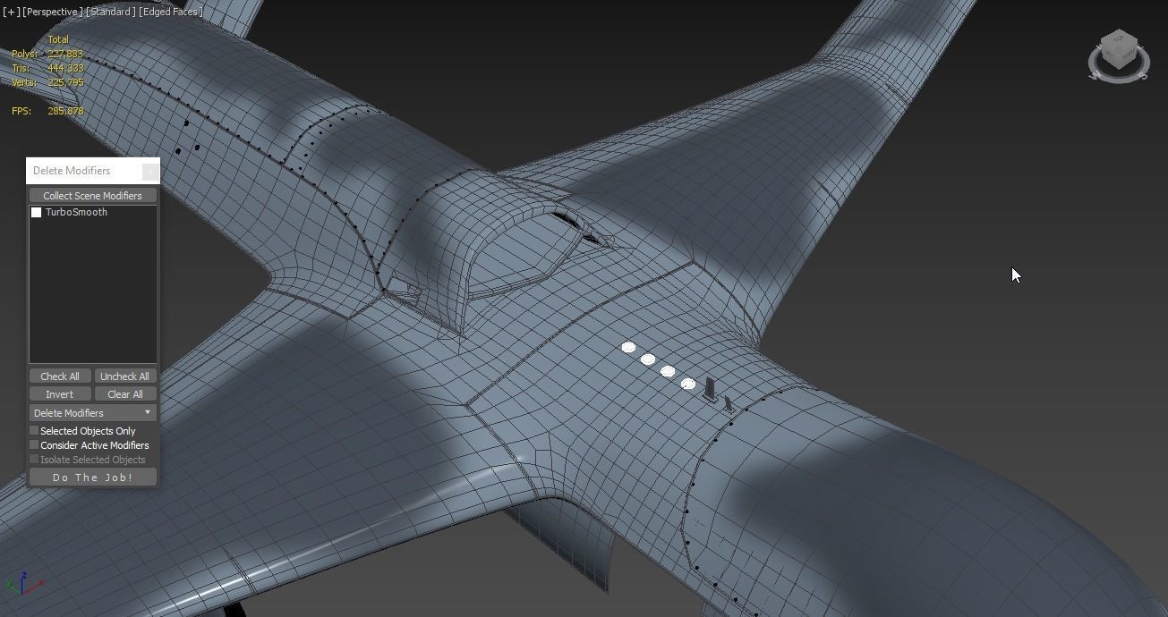 General Atomics Predator C Avenger UAV Drone 3D model_7