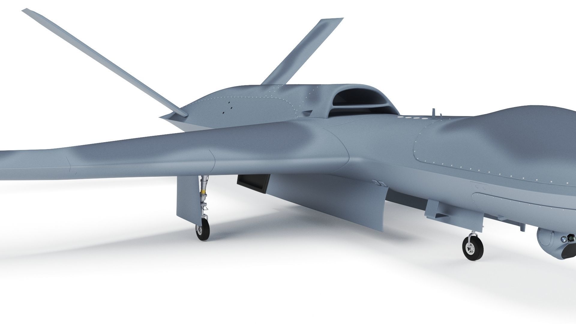 General Atomics Predator C Avenger UAV Drone 3D model_13