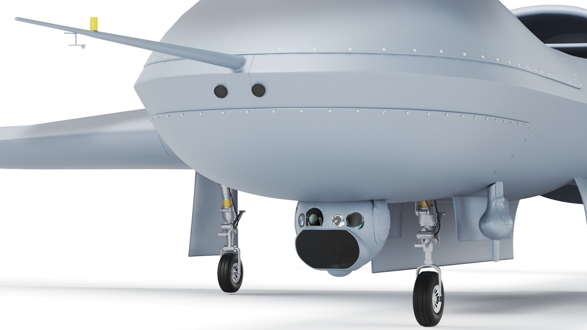 General Atomics Predator C Avenger UAV Drone 3D model_2