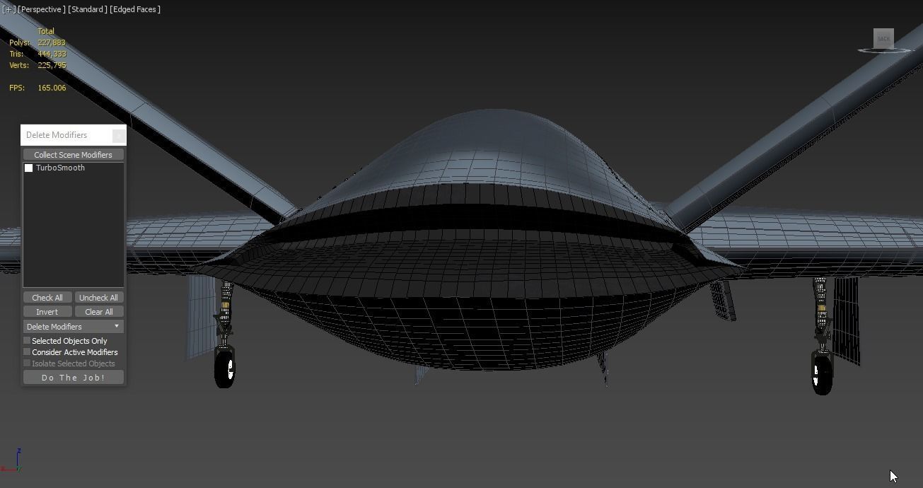 General Atomics Predator C Avenger UAV Drone 3D model_8