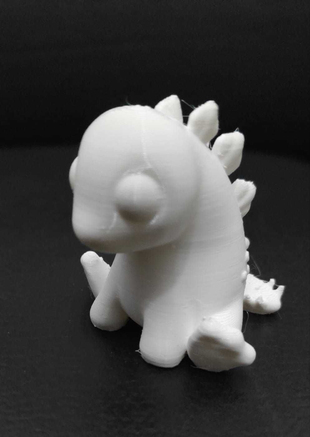 Sitting Dinosaur Stegosaurus 3D print model_4