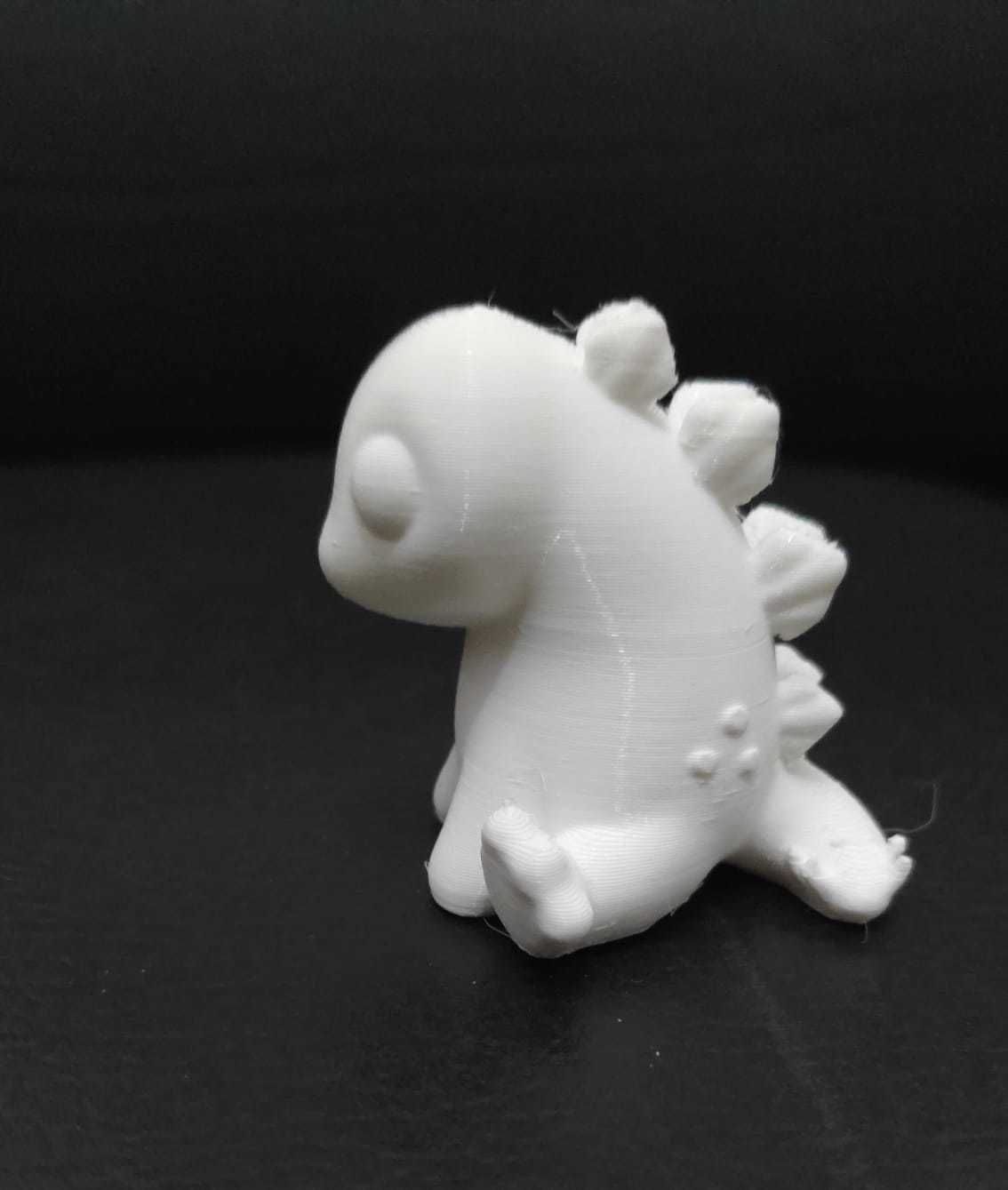 Sitting Dinosaur Stegosaurus 3D print model_6