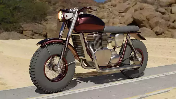 Motorcycle cafe racer