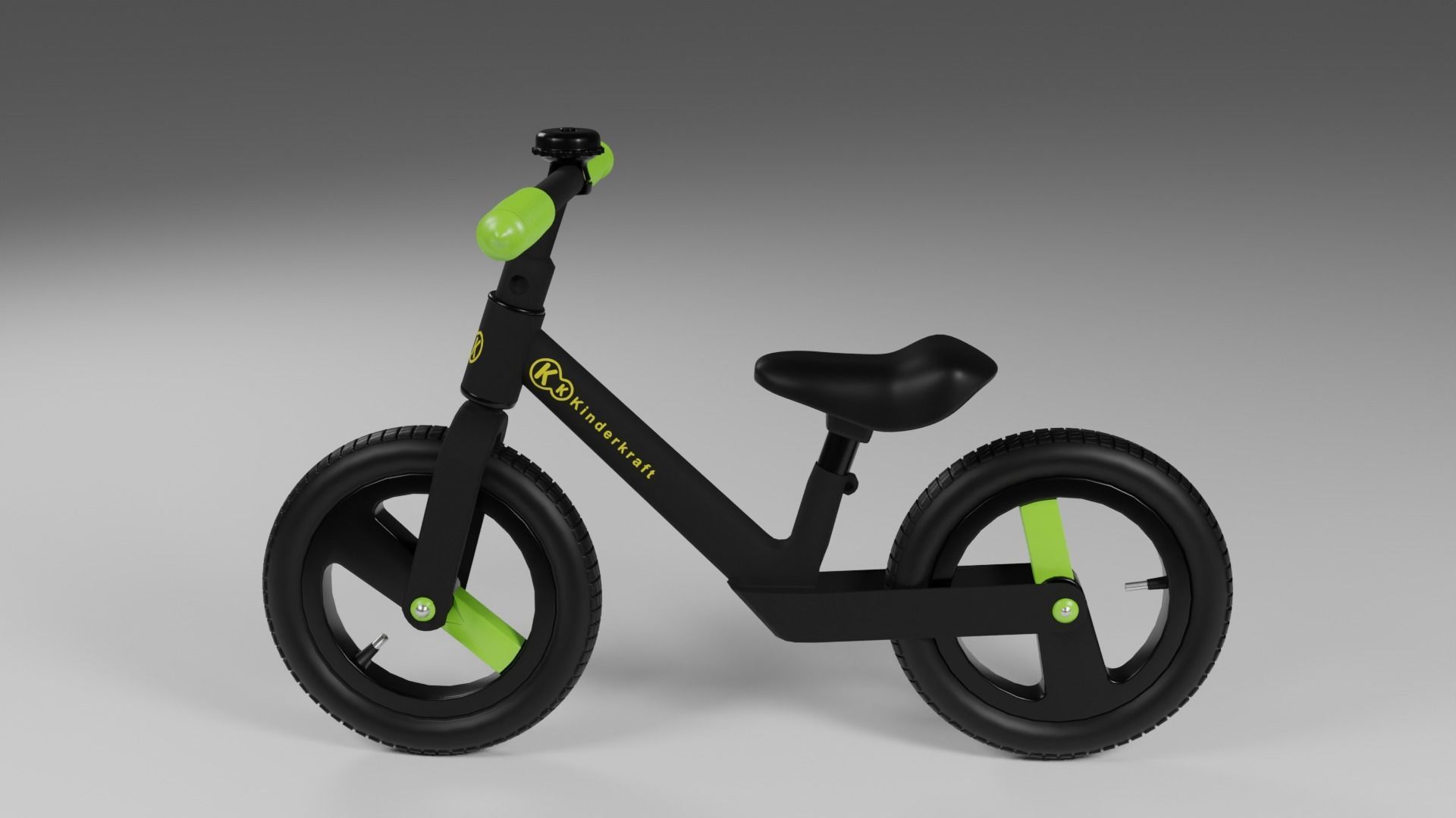 Kids bike 3D model_2