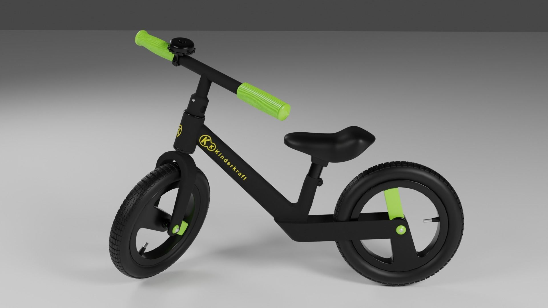 Kids bike 3D model_3