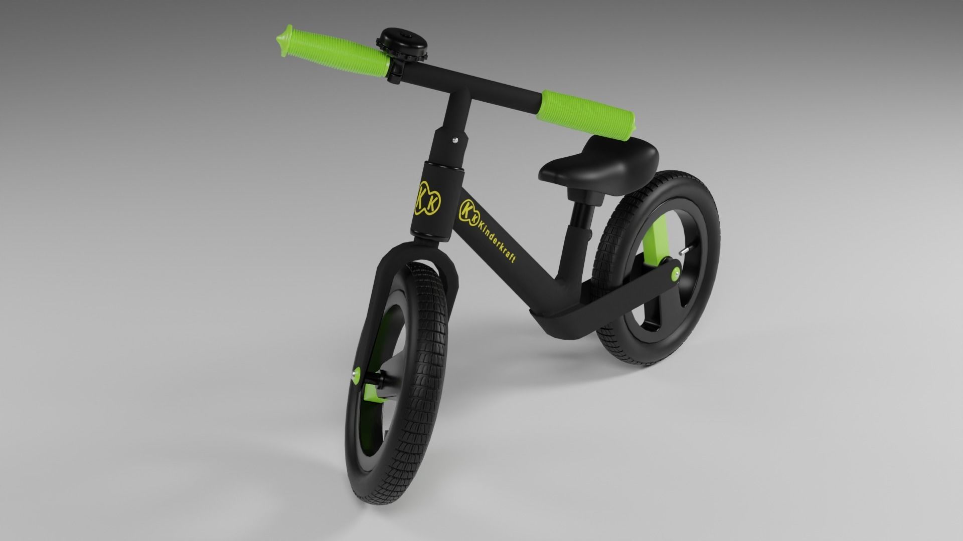 Kids bike 3D model_4
