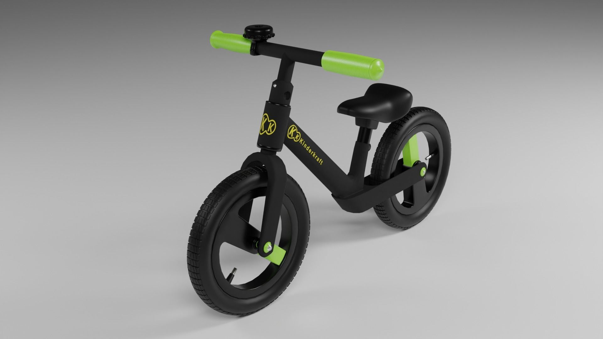 Kids bike 3D model_5