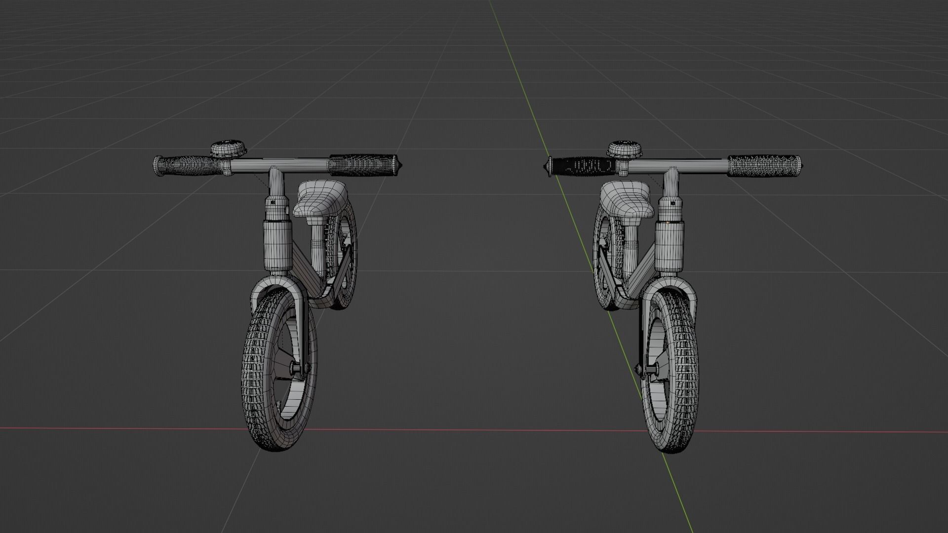 Kids bike 3D model_8