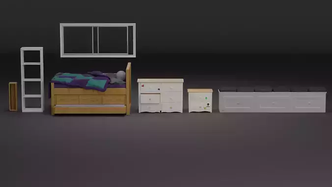 Kids Bedroom - Furniture Set