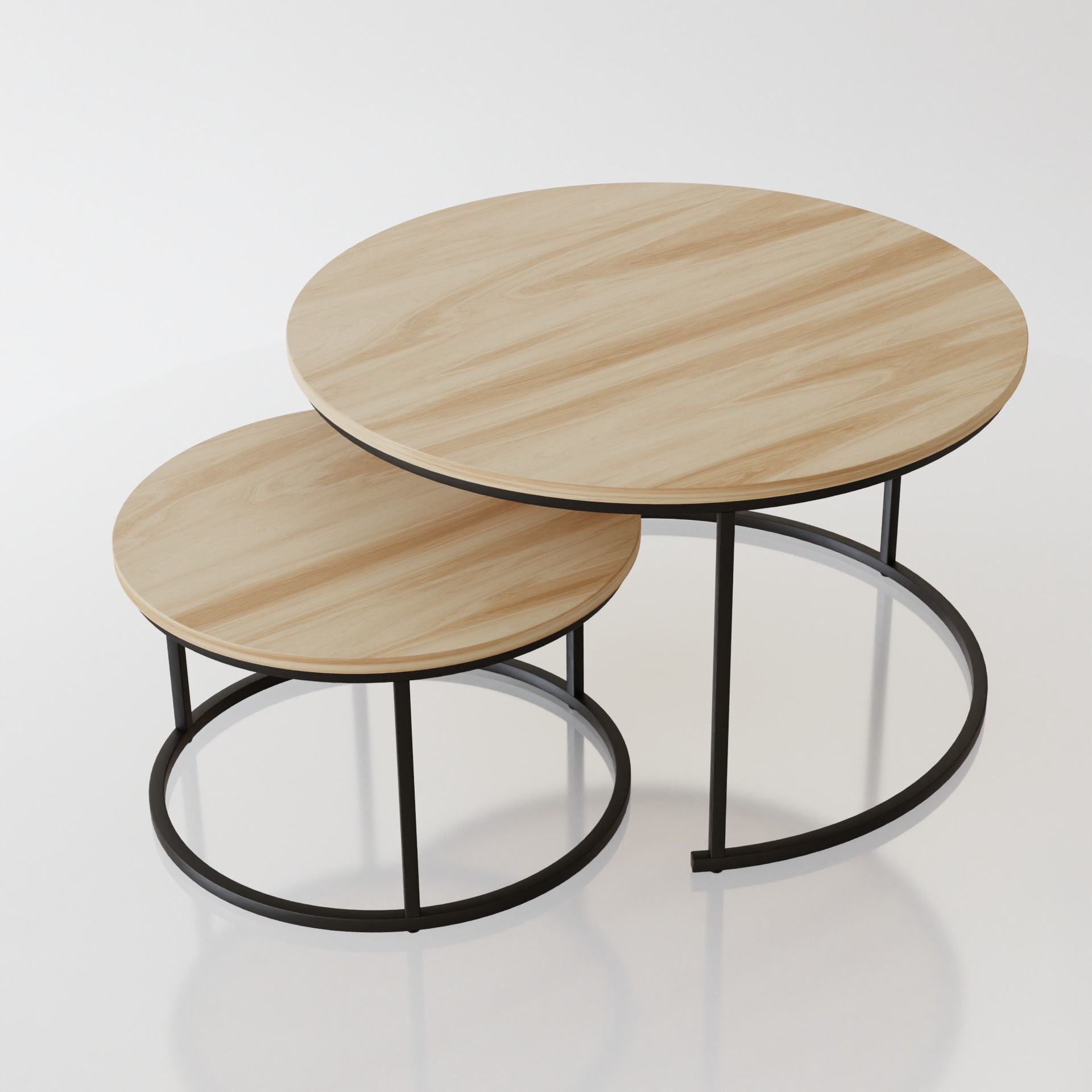 Coffee Table Round Coffee Table Coffee Table 2 in 1 3D model CGTrader