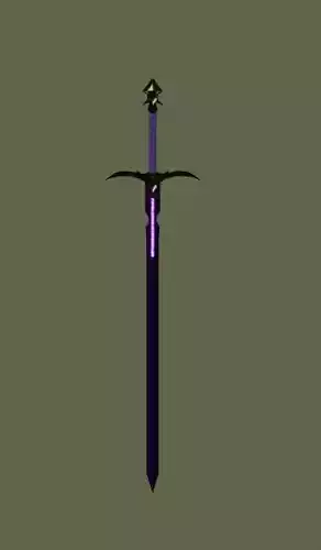 Void Sword Low-poly 3D model