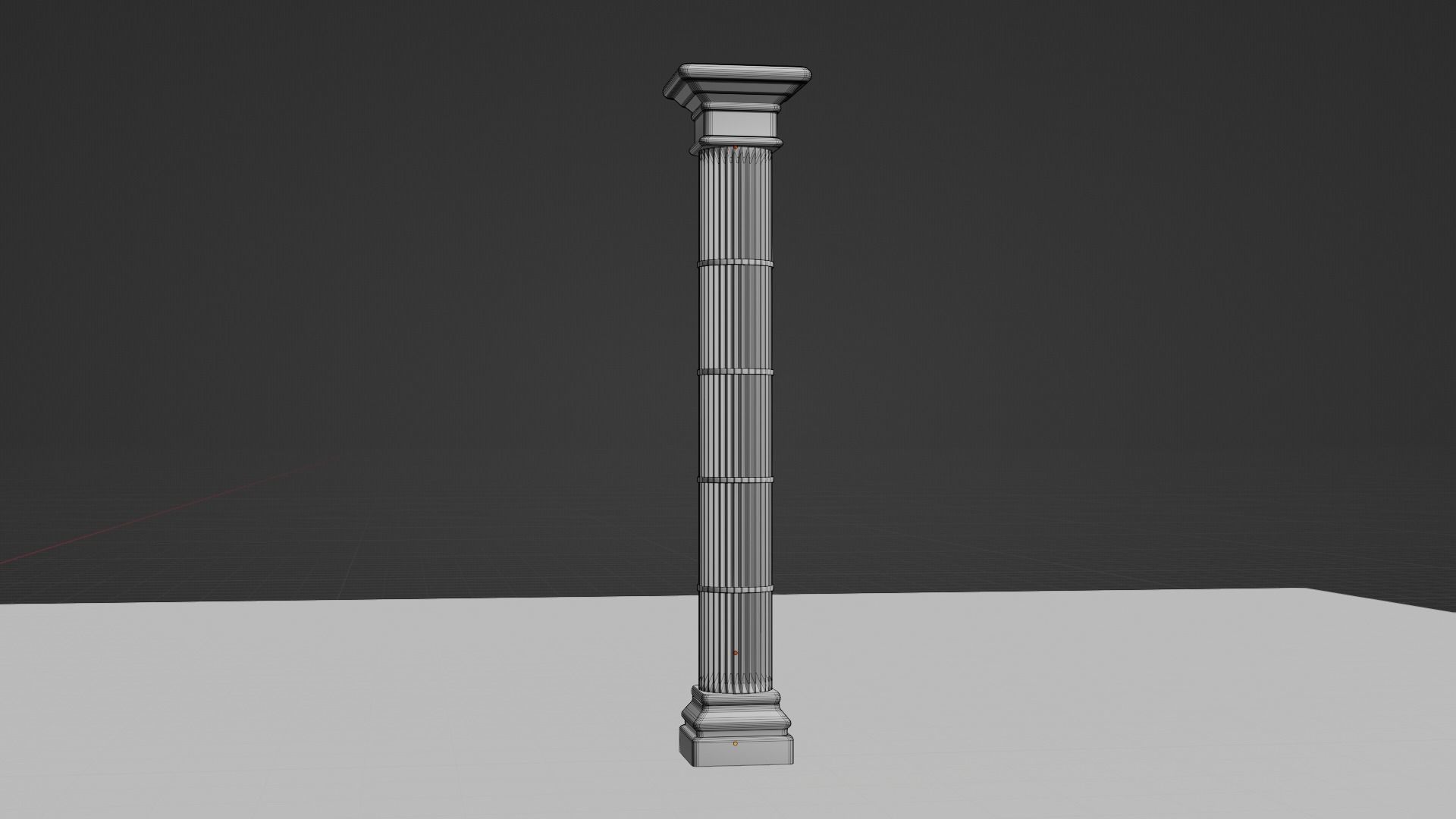 Stone Pillars Low-poly 3D model_23