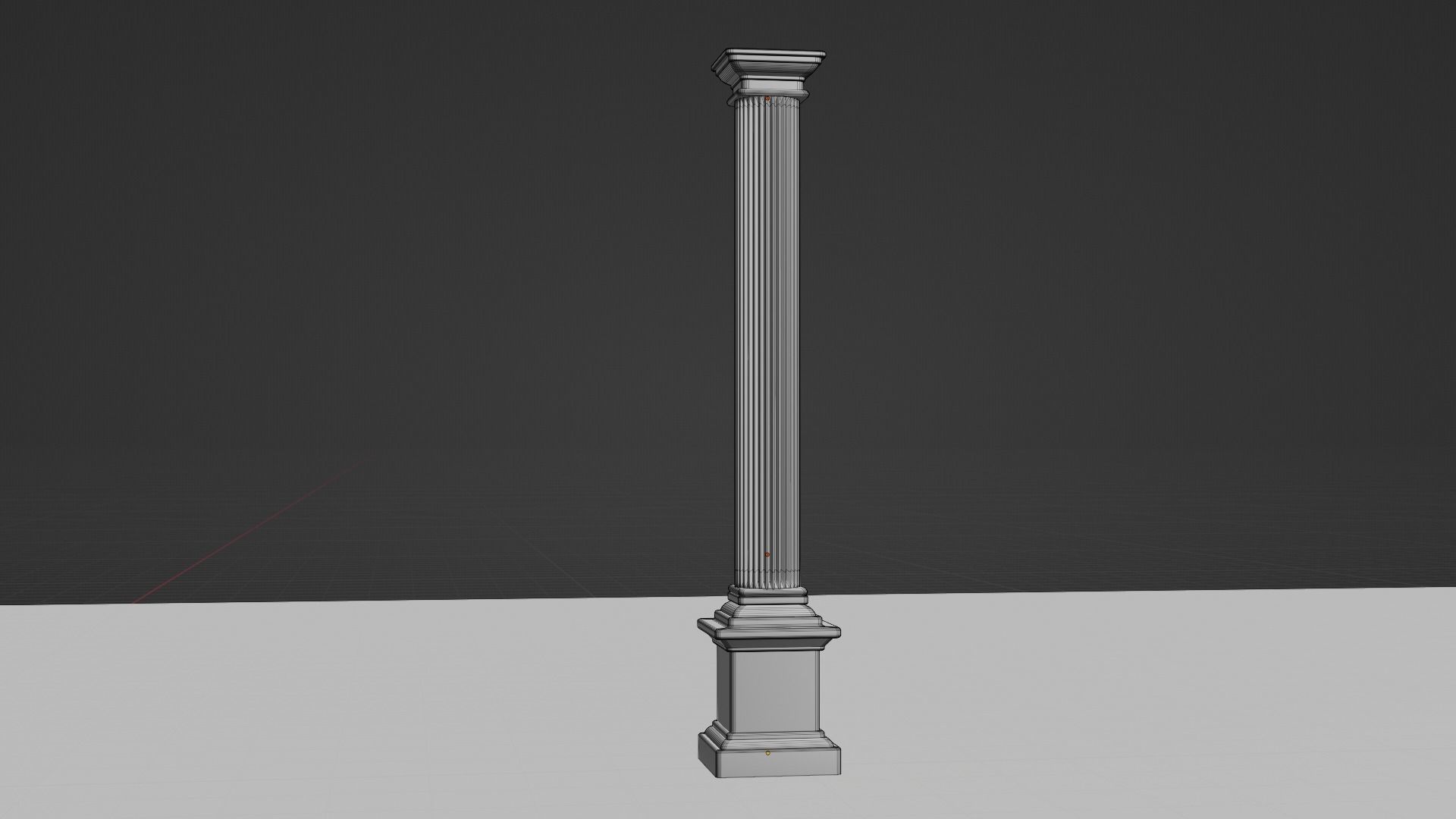 Stone Pillars Low-poly 3D model_20