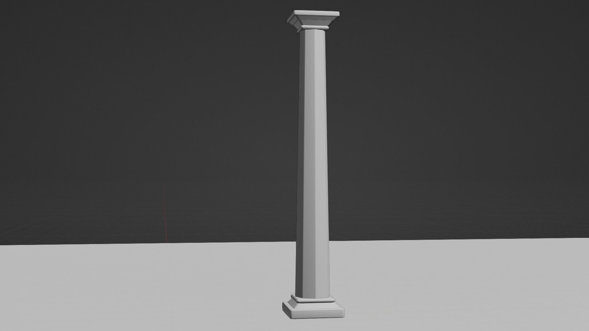 Stone Pillars Low-poly 3D model_10