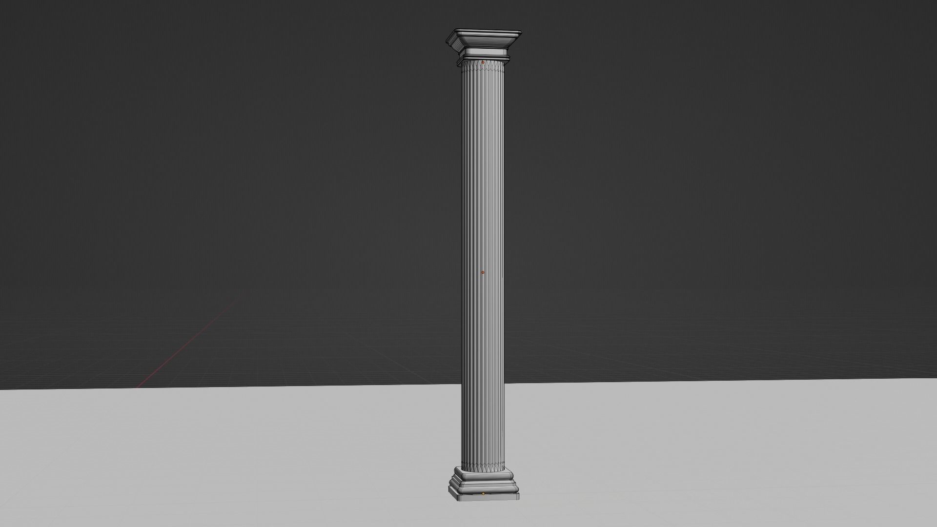 Stone Pillars Low-poly 3D model_19