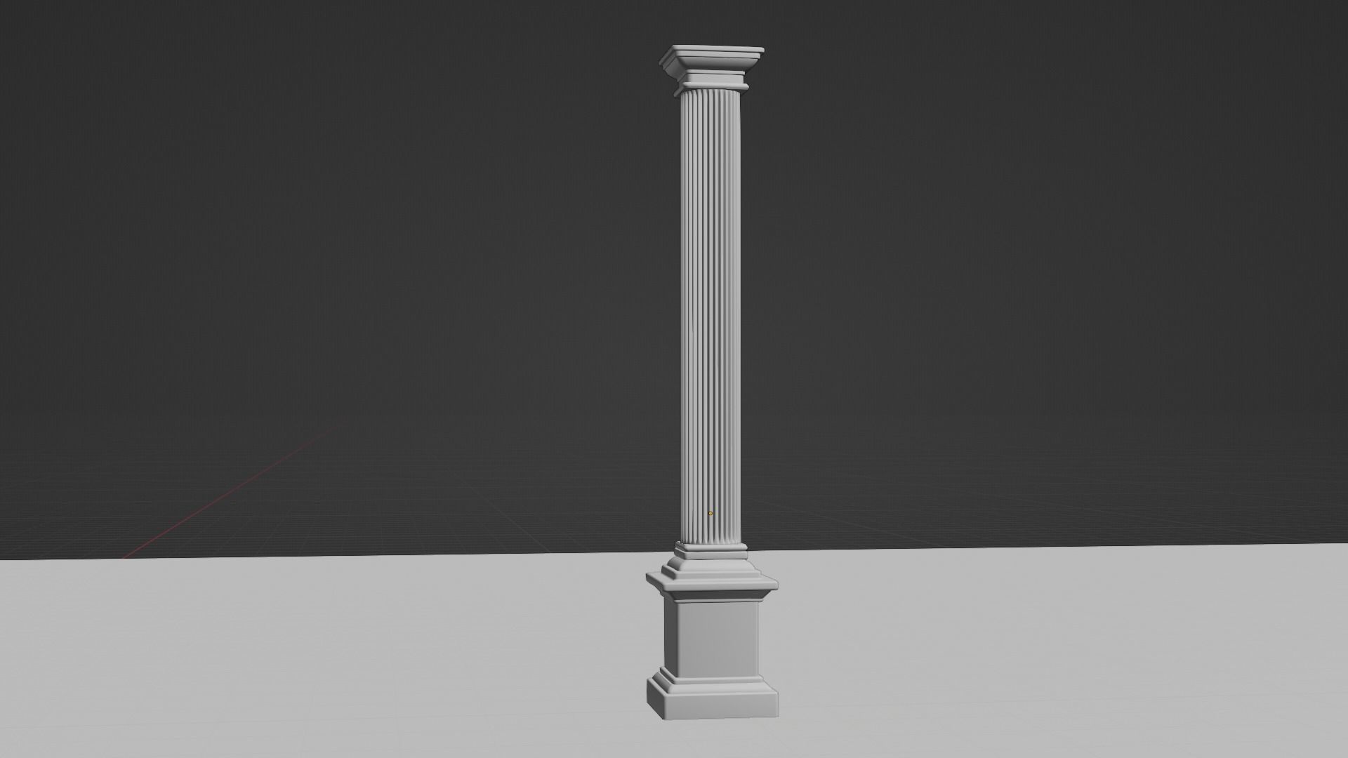 Stone Pillars Low-poly 3D model_13