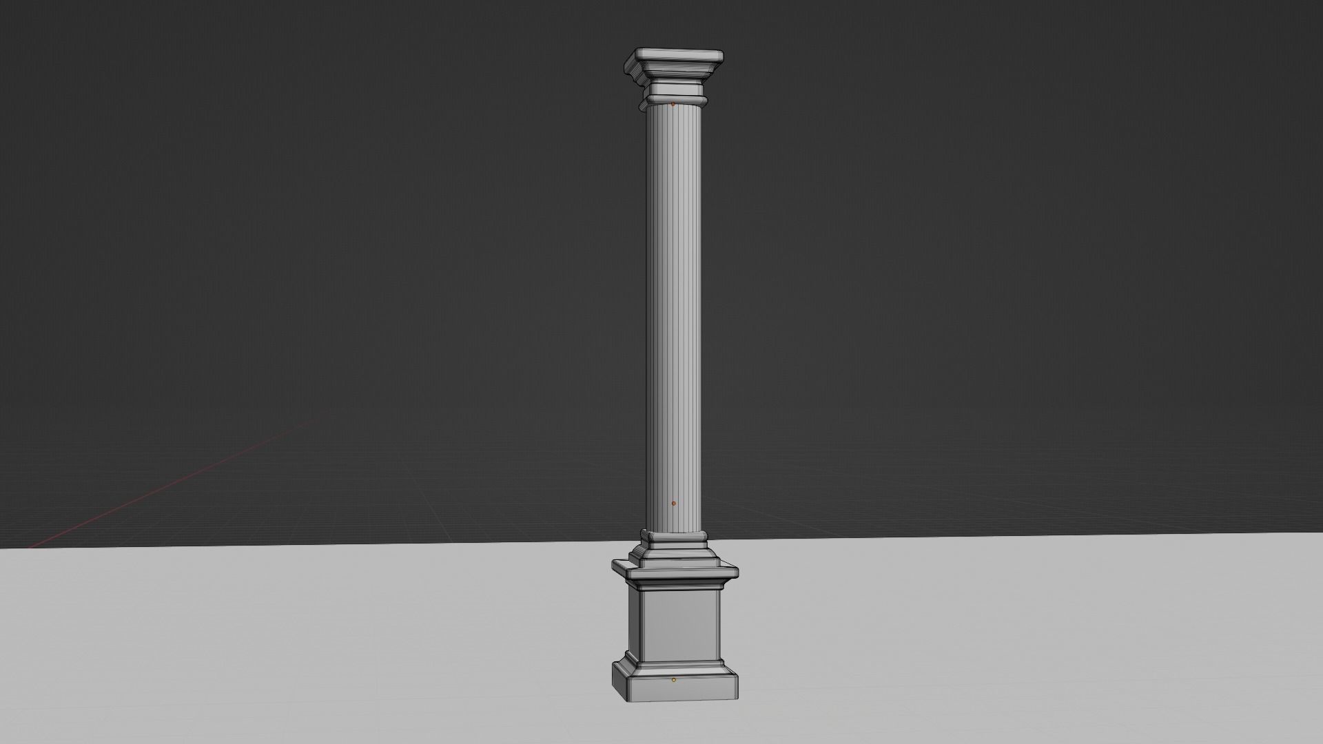 Stone Pillars Low-poly 3D model_21