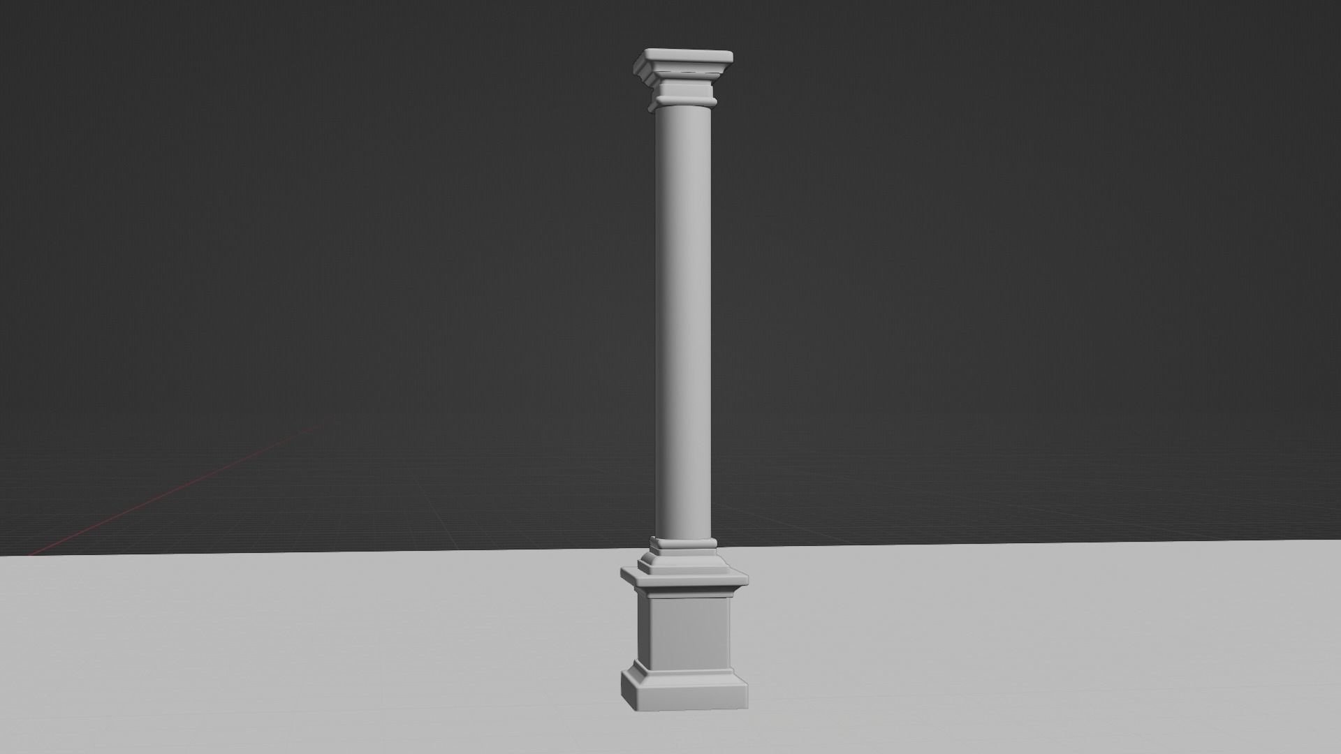 Stone Pillars Low-poly 3D model_14