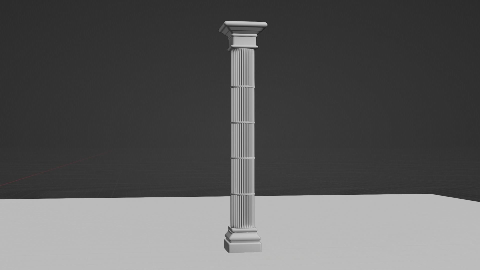 Stone Pillars Low-poly 3D model_16