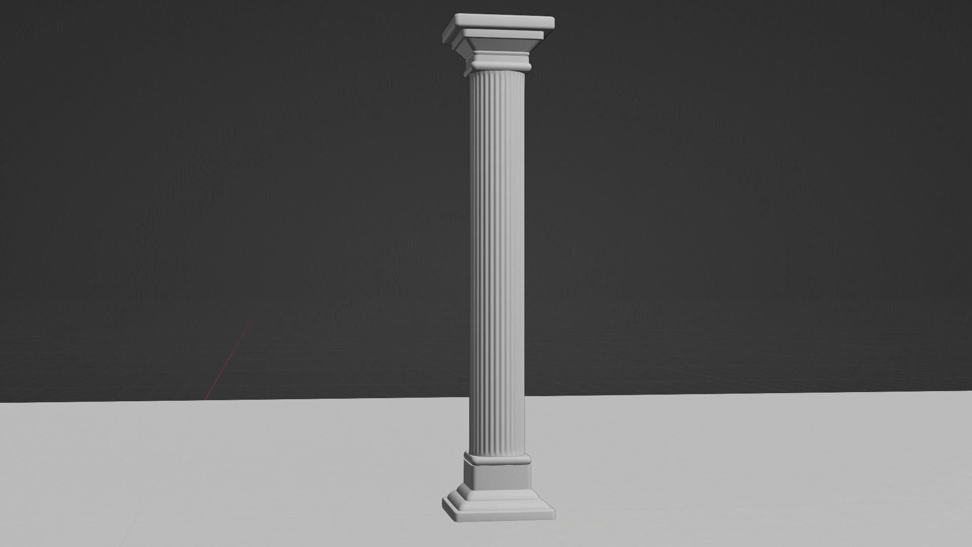 Stone Pillars Low-poly 3D model_11